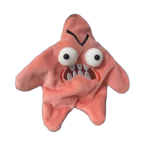 Angry Jumping Star Plush Toy